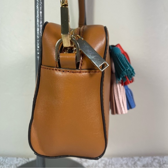 Rebecca Minkoff - Camel leather multi tassel cross body bag. - Picture 3 of 16